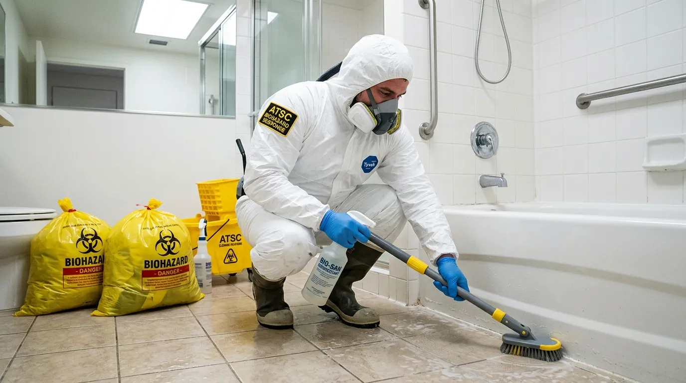 Decontamination equipment deployed for Blood Cleanup in Alabaster